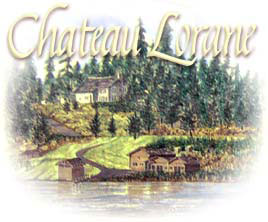 Chateau Lorane Wine Label